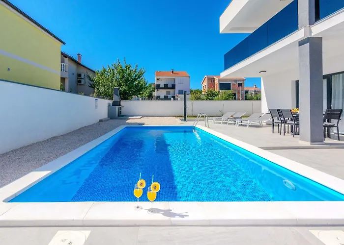 Dalmatia, New Modern With Swimming Pool Near Zadar Posedarje